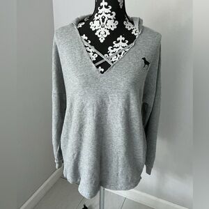 Victoria's Secret PINK Gray Textured Sweater Sz SP